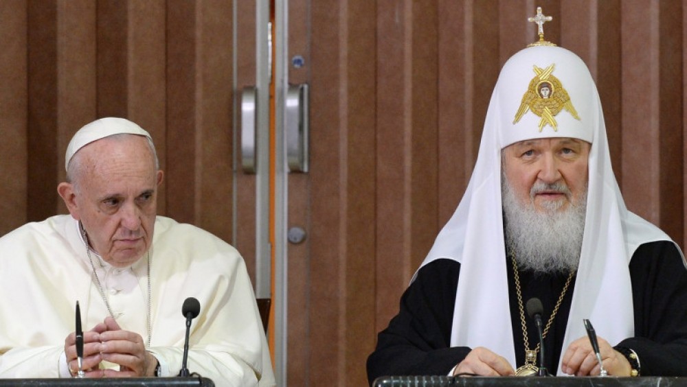 Papa nu se mai întâlnește cu patriarhul rus Kirill. Cei doi urmau să se vadă la Ierusalim